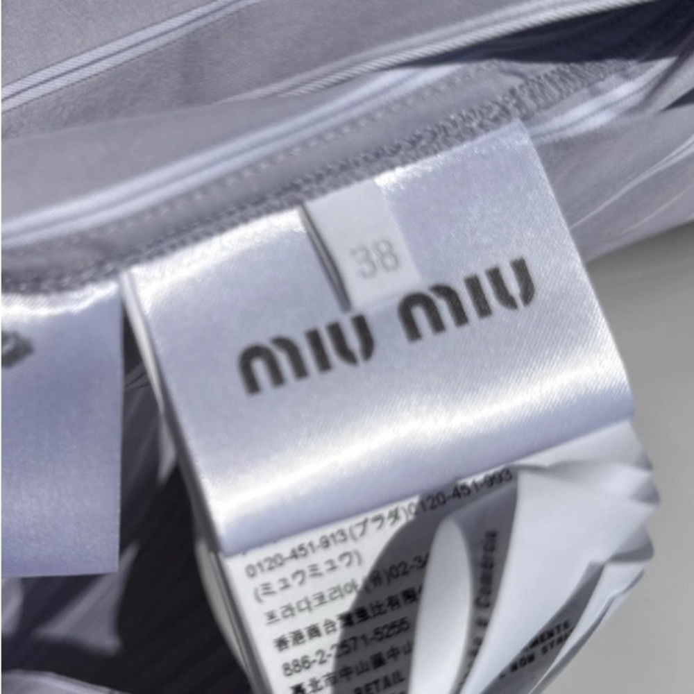 Miu Miu Oversized Shirt Dress Size 38 IT - Picture 11 of 16